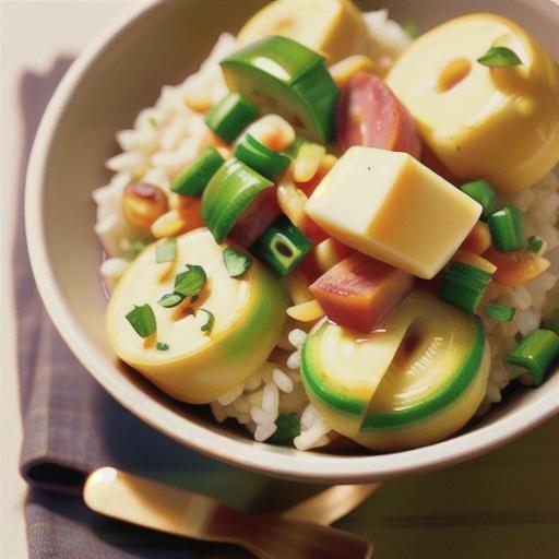 Cauliflower, Poblano and Ham Gratin