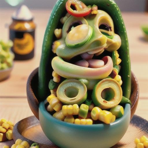 Spicy Corn Guacamole