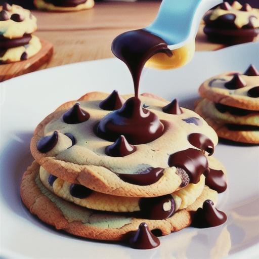 Chocolate Air Cookies with Chocolate Chips