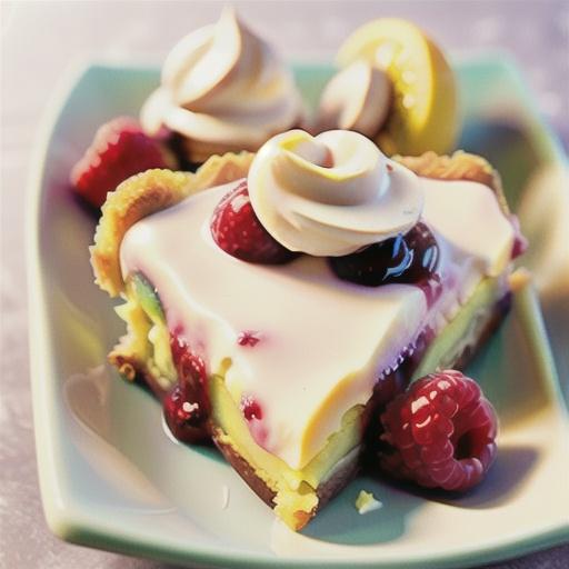 Lemon-Raspberry Cream Bars