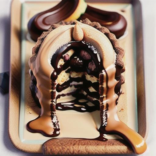 Jaffa custard crinkle pie