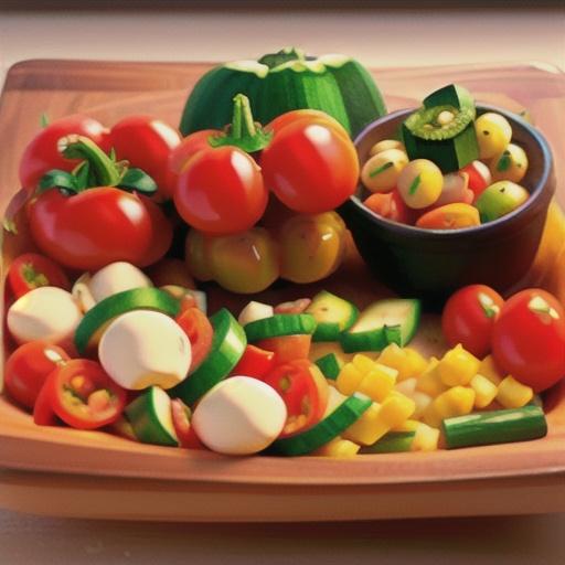 Tomato and Zucchini Melange