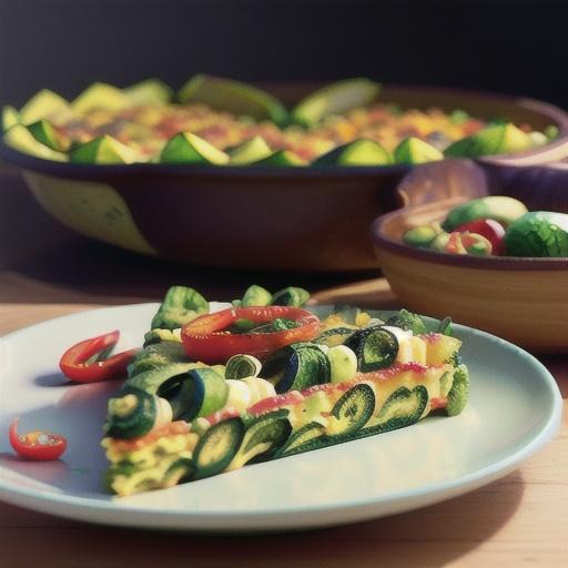 Spinach, Fennel, and Zucchini Frittata