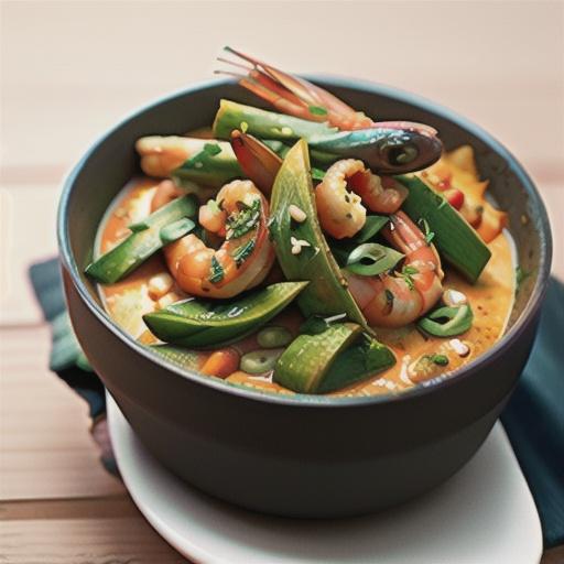 Maxine's Thai prawn curry