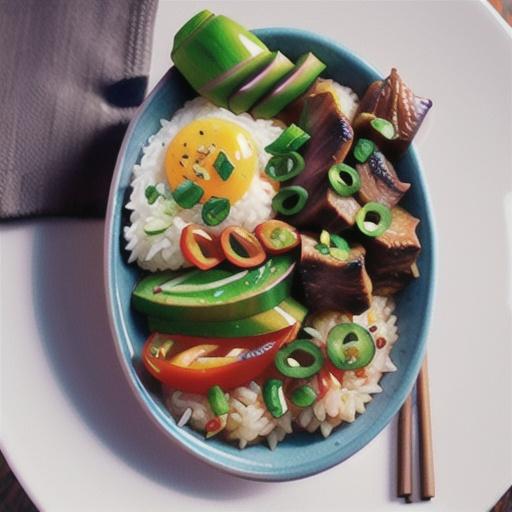 Korean beef rice bowl recipe