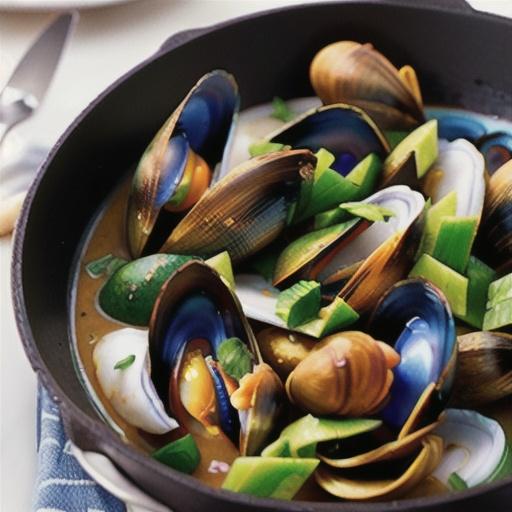 Coconut Curry Mussels