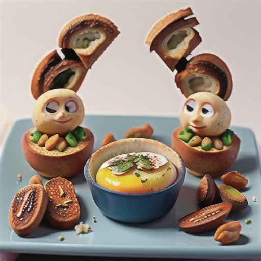 Dukkah baked eggs with toast soldiers