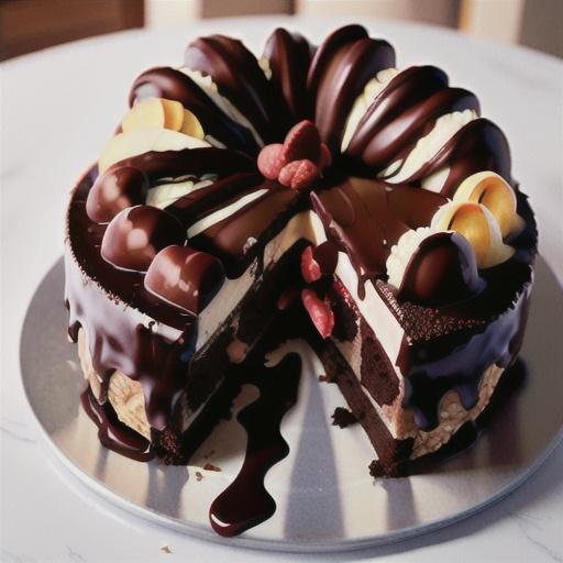 Gluten-free chocolate and coconut torte