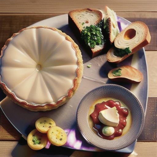 Beautiful baked Camembert