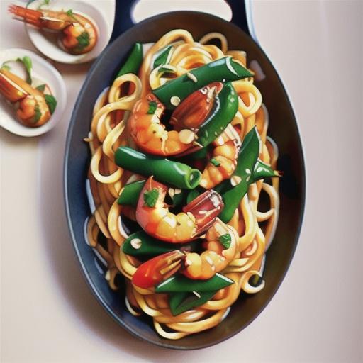 Chilli prawn linguine recipe