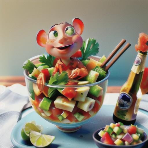Clamato Shrimp "Ceviche" Style