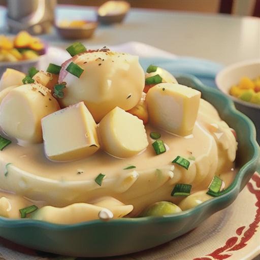 Yukon Gold Mashed Potatoes with Half-and-Half and Butter