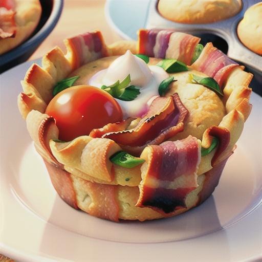 Bacon and Tomato Cups