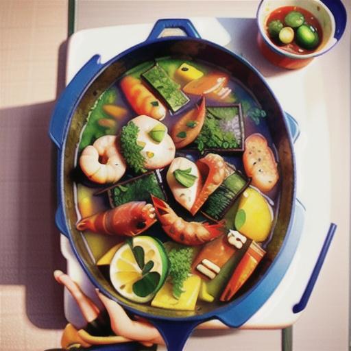 Japanese-style seafood hotpot recipe