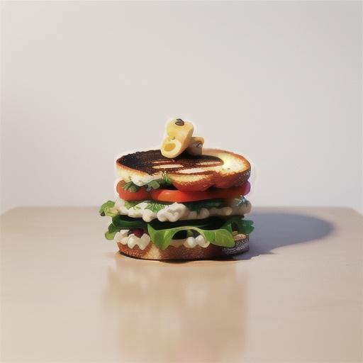 Chargrilled vegetable sandwich