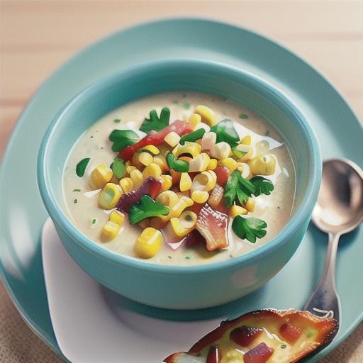 Corn and fish chowder