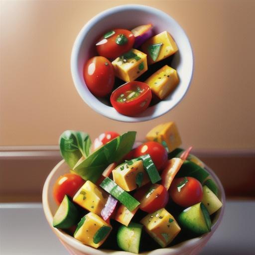 Chopped Tomato Salad (Tamatar Nu Salade)
