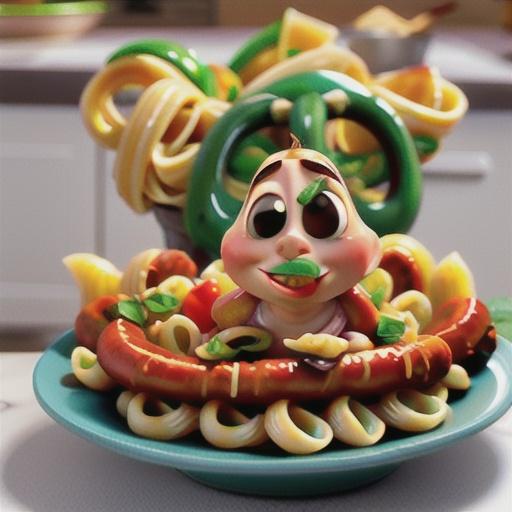 Sausage & lentil conchiglioni