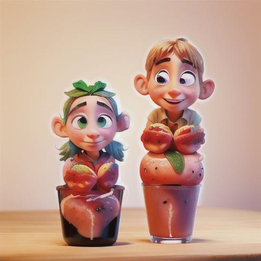 Sicilian watermelon and rosewater puddings