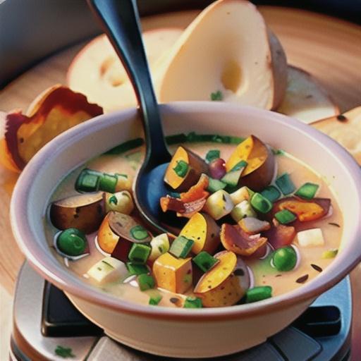 Instant Pot Potato and Bacon Soup