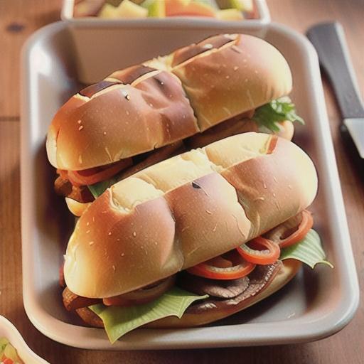 Slow-Cooker Smoky Brisket Hoagies