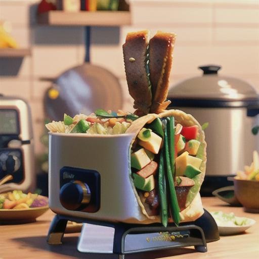 Slow-Cooker Teriyaki-Sesame-Chicken Wraps