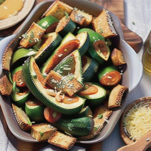Italian Baked Zucchini Side Dish