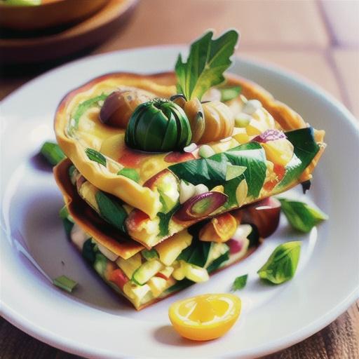 Artichoke & onion frittata