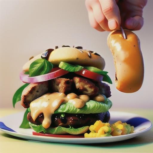 Sausage and egg muffin burgers