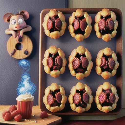 Apple raspberry pies