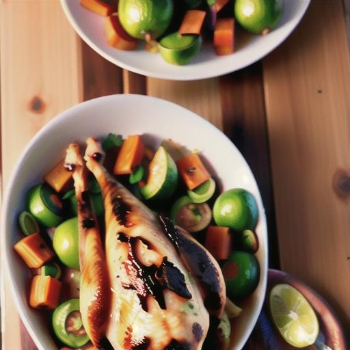 Makrut lime roast chicken recipe