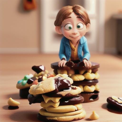 Fudge-Filled Peanut Butter Cookies