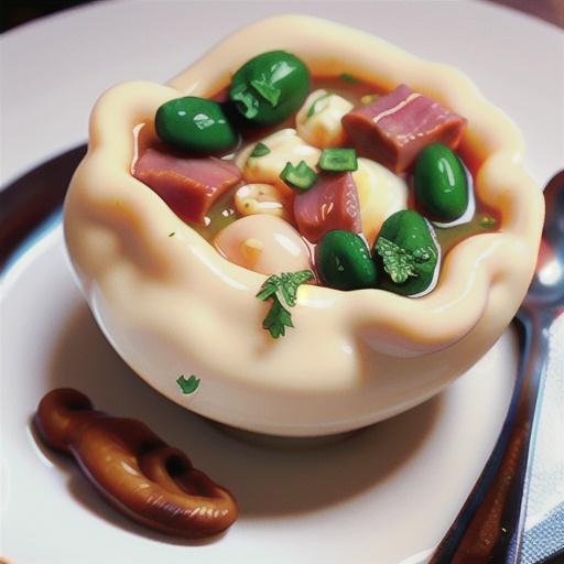 Creamy Ham, Bean, and Tortellini Soup