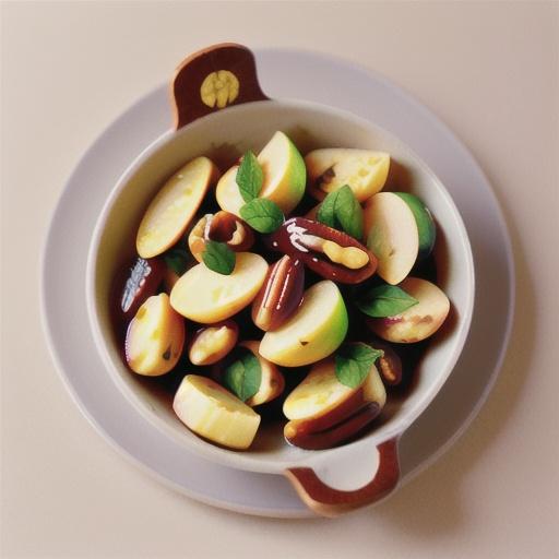 Charoset with Apples, Dates, and Walnuts