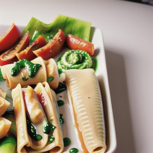 Pesto-Chicken Manicotti