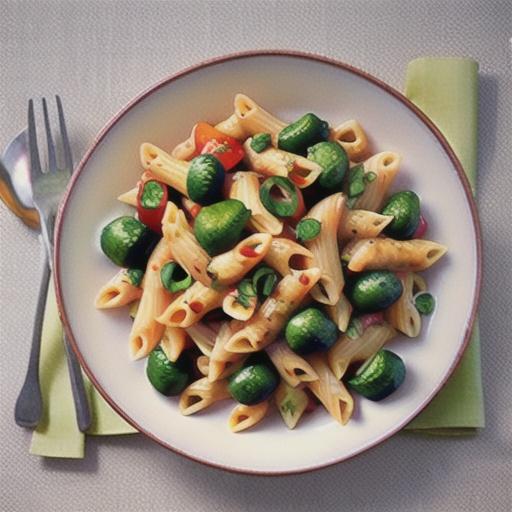 Chicken and Rapini Penne Pasta