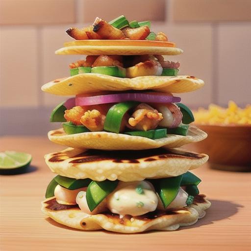 Shrimp Tacodillas