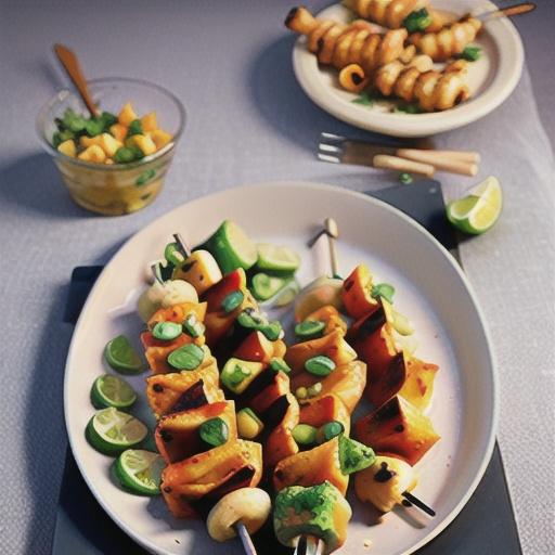 Fantastic fish skewers
