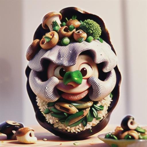 Mushroom-Wild Rice Pilaf