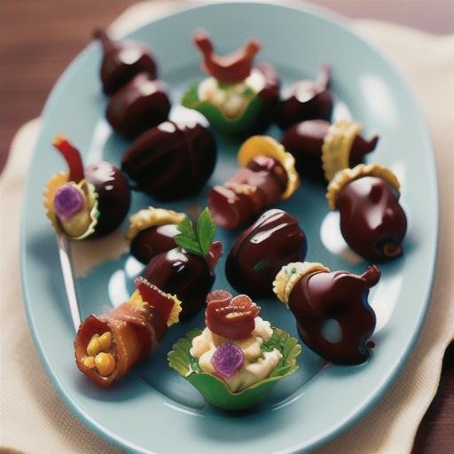 Bacon-Wrapped Chocolate Chipotle Dates