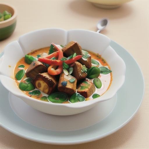 Lamb korma with baby spinach