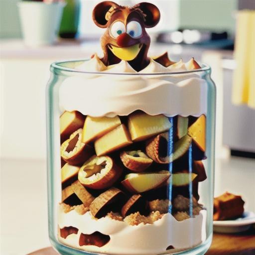 Lemon-Pear Gingerbread Trifle