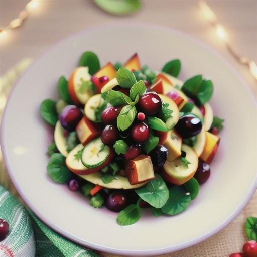 Cranberry and watercress salad