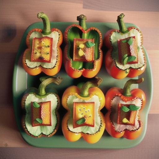 Easy Vegan Stuffed Bell Peppers