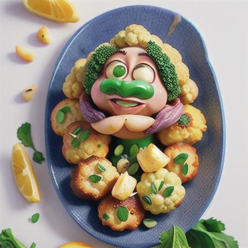 Cauliflower and fetta fritters