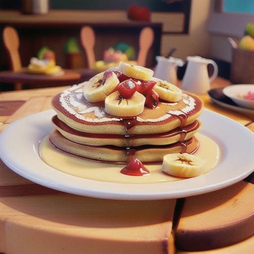 Sourdough and Banana Pancakes