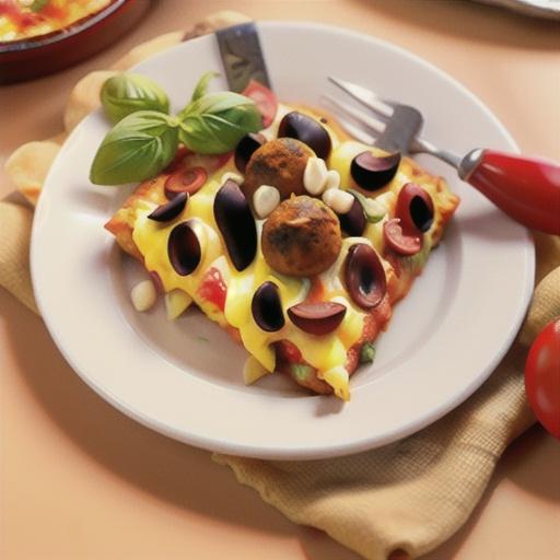 Meatball Pizza Sandwich Casserole