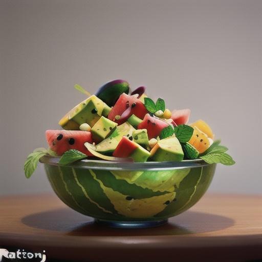 Cool-Off-the-Heat Avocado and Watermelon Salad