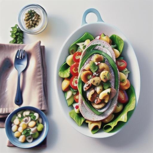 Tuna and herb risoni salad recipe