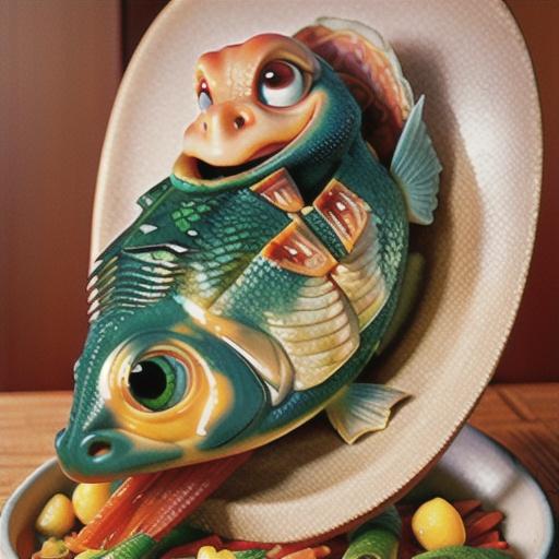 Whole snapper with garlic and ginger